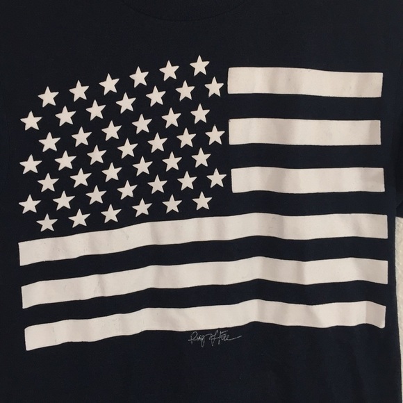 Ring Of Fire American Flag T-shirt Dark Blue Small - Picture 3 of 6